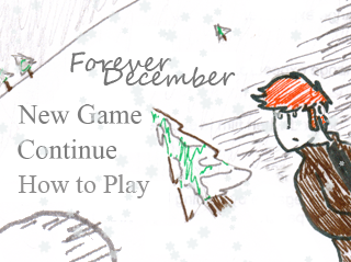 A screenshot of the title screen for Forever December.