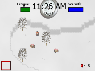 A screenshot of Forever December gameplay.