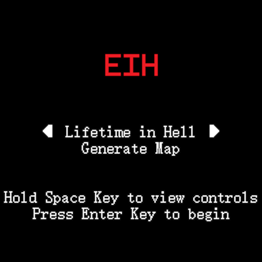 A screenshot of the EIH game title screen.